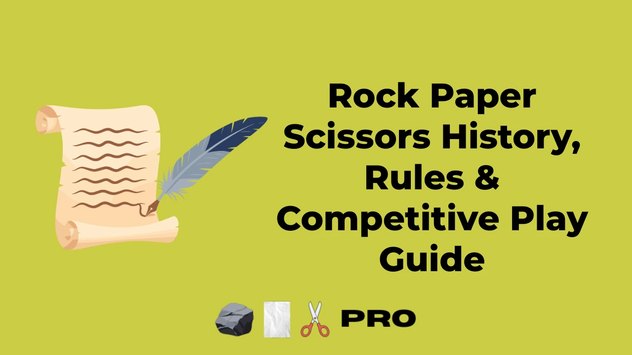Rock Paper Scissors History, Rules, and Competitive Play Guide